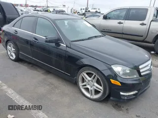 2013 Mercedes-Benz C-Class C 250 Sport with VIN WDDGF4HB7DA783141, listed as a IAAI auction lot 41788954 with 1 mi miles. Bid and sale history available at carsss.com. Image 1.