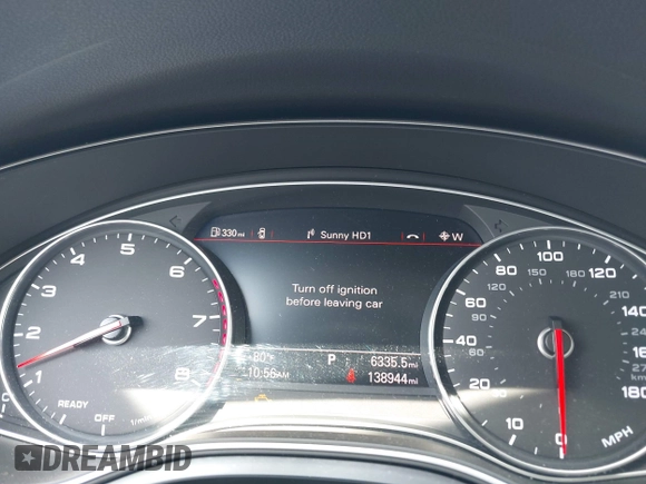 2016 Audi A6 Premium Plus with VIN WAUFGAFC7GN003081, listed as a IAAI auction lot 42054259 with 138,944 mi miles and . Bid and sale history available at DreamBid. Image 16.