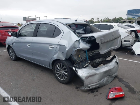 2018 Mitsubishi Mirage ES with VIN ML32F3FJ3JHF12434, listed as a IAAI auction lot 42588116 with 50,092 mi miles and . Bid and sale history available at DreamBid. Image 3.