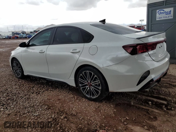 2024 Kia Forte GT with VIN 3KPF44ACXRE731067, listed as a Copart auction lot 48439435 with 6,110 mi miles and Salvage Title. Bid and sale history available at carsss.com. Image 2.