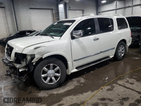 2005 Infiniti QX56 with VIN 5N3AA08C65N806311, listed as a Copart auction lot 85722334 with 242,446 mi miles and Salvage Title. Bid and sale history available at carsss.com. Image 1.