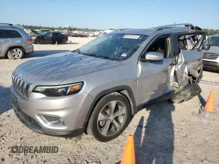 2019 Jeep Cherokee Limited with VIN 1C4PJLDN3KD175289, listed as a Copart auction lot 80485154 with 75,956 mi miles and Salvage Title. Bid and sale history available at DreamBid. Image 1.