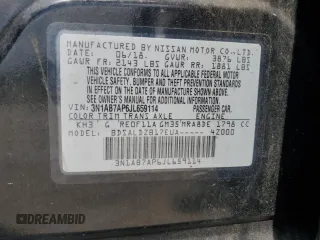 2018 Nissan Sentra SV with VIN 3N1AB7AP6JL659114, listed as a Copart auction lot 54148305 with 108,636 mi miles and Clean Title. Bid and sale history available at carsss.com. Image 12.