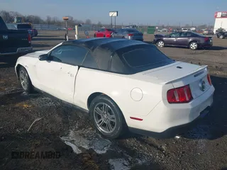 2012 Ford Mustang V6 with VIN 1ZVBP8EM0C5212707, listed as a IAAI auction lot 41775024 with 144,116 mi miles and . Bid and sale history available at carsss.com. Image 3.
