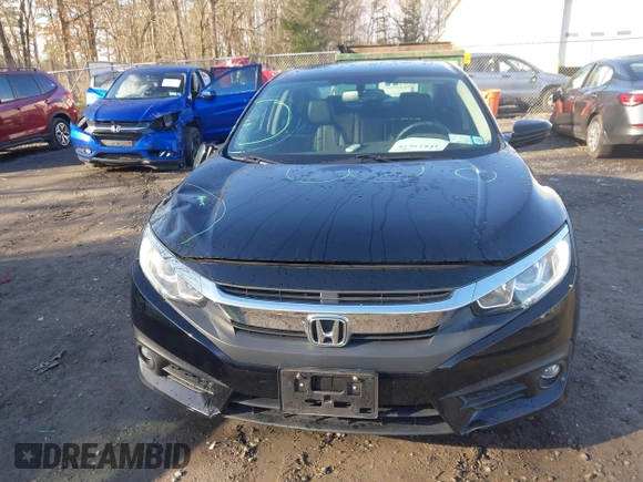 2017 Honda Civic Sedan EX-L with VIN 19XFC1F79HE214063, listed as a IAAI auction lot 41823628 with 45,314 mi miles. Bid and sale history available at carsss.com. Image 12.