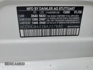 2008 Mercedes-Benz S 550 z VIN WDDNG86X38A207840, wystawiony jako Copart lot #57403945 z przebiegiem 132 025 mil mil oraz Czysty tytuł • Clean title. Historia ofert i sprzedaży dostępna na DreamBid. Obrazek 12.