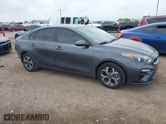 2021 Kia Forte LXS with VIN 3KPF24AD9ME358627, listed as a IAAI auction lot 42106430 with 56,589 mi miles and . Bid and sale history available at DreamBid. Image 1.