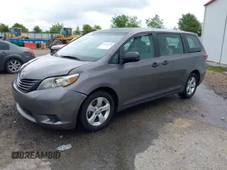 2015 Toyota Sienna L with VIN 5TDZK3DC8FS678539, listed as a IAAI auction lot 42115498 with 111,417 mi miles and . Bid and sale history available at DreamBid. Image 2.