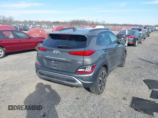 2023 Hyundai Kona Limited with VIN KM8K5CA38PU052253, listed as a IAAI auction lot 41604838 with 18,164 mi miles. Bid and sale history available at carsss.com. Image 4.
