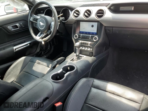 2021 Ford Mustang EcoBoost with VIN 1FA6P8TH8M5116860, listed as a Copart auction lot 59227495 with 66,207 mi miles and Salvage title. Bid and sale history available at DreamBid. Image 8.