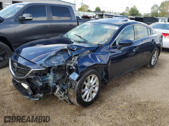 2015 Mazda 6 i Grand Touring with VIN JM1GJ1W59F1197886, listed as a Copart auction lot 67495554 with 74,917 mi miles and Salvage Title. Bid and sale history available at carsss.com. Image 1.