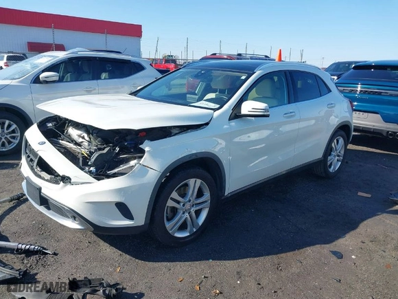 2016 Mercedes-Benz GLA with VIN WDCTG4GB8GJ217818, listed as a IAAI auction lot 41392172 with 121,985 mi miles. Bid and sale history available at carsss.com. Image 2.