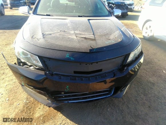 2014 Chevrolet Impala LTZ with VIN 1G1145SLXEU148131, listed as a IAAI auction lot 41234896 with 124,304 mi miles. Bid and sale history available at carsss.com. Image 6.