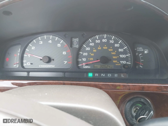 2000 Toyota 4Runner Limited with VIN JT3HN87R6Y9044393, listed as a IAAI auction lot 41797593 with 305,243 mi miles. Bid and sale history available at carsss.com. Image 7.