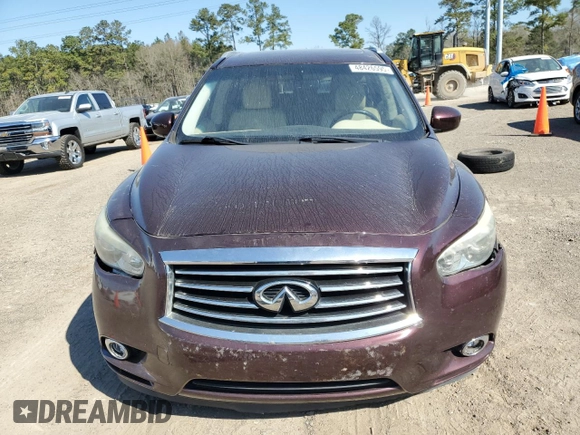 2015 Infiniti QX60 with VIN 5N1AL0MN0FC521448, listed as a Copart auction lot 48426595 with 155,248 mi miles and Salvage Title. Bid and sale history available at DreamBid. Image 5.