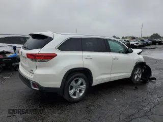 2019 Toyota Highlander Limited with VIN 5TDDZRFH8KS937154, listed as a Copart auction lot 59548845 with 51,590 mi miles and Salvage title. Bid and sale history available at DreamBid. Image 3.