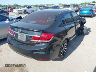 2015 Honda Civic Sedan EX-L with VIN 2HGFB2F97FH537234, listed as a IAAI auction lot 42002845 with 148,357 mi miles. Bid and sale history available at carsss.com. Image 4.