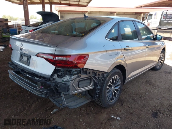 2021 Volkswagen Jetta S with VIN 3VWC57BU4MM100299, listed as a IAAI auction lot 42567409 with 38,013 mi miles and . Bid and sale history available at DreamBid. Image 4.