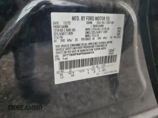 2023 Ford Maverick XL z VIN 3FTTW8F94PRA00819, wystawiony jako Copart lot #55202285 z przebiegiem 41 118 mil mil oraz Szkoda całkowita • Salvage title. Historia ofert i sprzedaży dostępna na DreamBid. Obrazek 12.