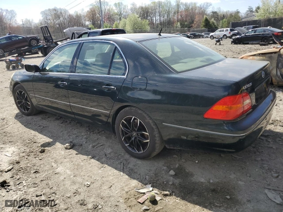 2001 Lexus LS 430 with VIN JTHBN30FX10017193, listed as a Copart auction lot 51249555 with 280,238 mi miles and Clean Title. Bid and sale history available at carsss.com. Image 2.