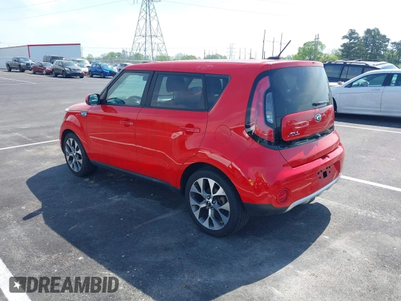 2017 Kia Soul + with VIN KNDJP3A56H7417587, listed as a IAAI auction lot 42032944 with 136,009 mi miles. Bid and sale history available at carsss.com. Image 3.