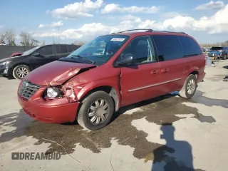 2006 Chrysler Town & Country LWB Touring with VIN 2A4GP54L96R859107, listed as a Copart auction lot 45021005 with 256,313 mi miles and Salvage Title. Bid and sale history available at carsss.com. Image 1.