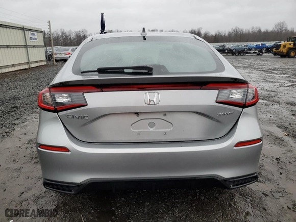 2022 Honda Civic Hatchback Sport with VIN 19XFL2H8XNE003879, listed as a Copart auction lot 47702895 with 61,083 mi miles and Salvage Title. Bid and sale history available at carsss.com. Image 6.
