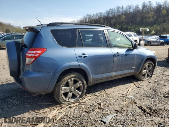 2010 Toyota RAV4 Sport with VIN JTMRF4DV5AD038823, listed as a Copart auction lot 51496975 with Not Provided miles and Salvage Title. Bid and sale history available at carsss.com. Image 3.