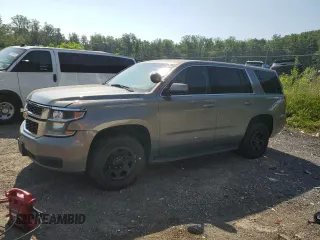 2019 Chevrolet Tahoe Commercial with VIN 1GNSKDECXKR124618, listed as a Copart auction lot 63071915 with 212,243 mi miles and Clean title. Bid and sale history available at DreamBid. Image 1.