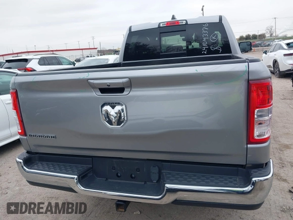 2022 Ram 1500 Big Horn z VIN 1C6RREBG3NN173629, wystawiony jako IAAI lot #40765434 z przebiegiem 57 662 mil mil oraz . Historia ofert i sprzedaży dostępna na DreamBid. Obrazek 16.