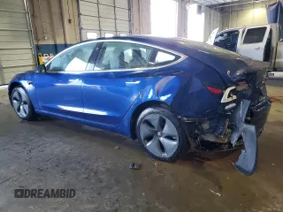 2019 Tesla Model 3 Long Range with VIN 5YJ3E1EB5KF452772, listed as a Copart auction lot 49033245 with 61,753 mi miles and Clean Title. Bid and sale history available at DreamBid. Image 2.