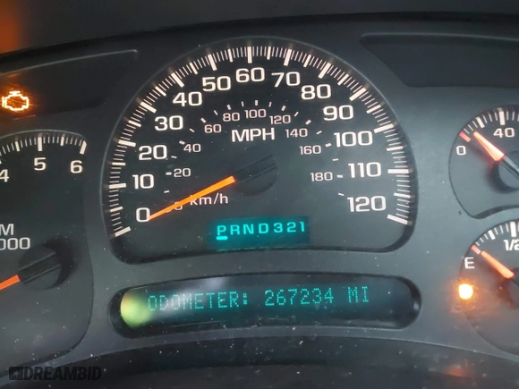 2003 Chevrolet Tahoe LS with VIN 1GNEC13Z73R126800, listed as a IAAI auction lot 41618509 with 267,234 mi miles. Bid and sale history available at carsss.com. Image 7.