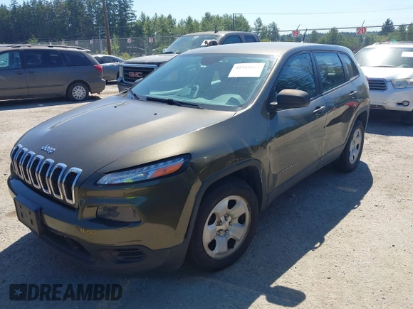 2015 Jeep Cherokee Sport z VIN 1C4PJLAB6FW722642, wystawiony jako IAAI lot #42742619 z przebiegiem 147 517 mil mil oraz . Historia ofert i sprzedaży dostępna na DreamBid. Obrazek 2.