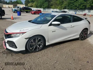 2018 Honda Civic Si z VIN 2HGFC3A50JH753765, wystawiony jako Copart lot #54219215 z przebiegiem 81 991 mil mil oraz Szkoda całkowita • Salvage title. Historia ofert i sprzedaży dostępna na DreamBid. Obrazek 1.