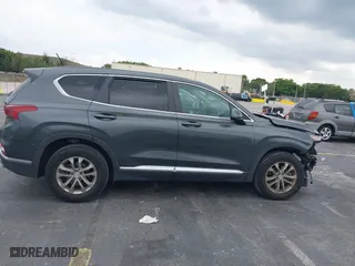 2019 Hyundai Santa Fe SE with VIN 5NMS23AD1KH067456, listed as a IAAI auction lot 41867362 with 105,236 mi miles. Bid and sale history available at carsss.com. Image 14.