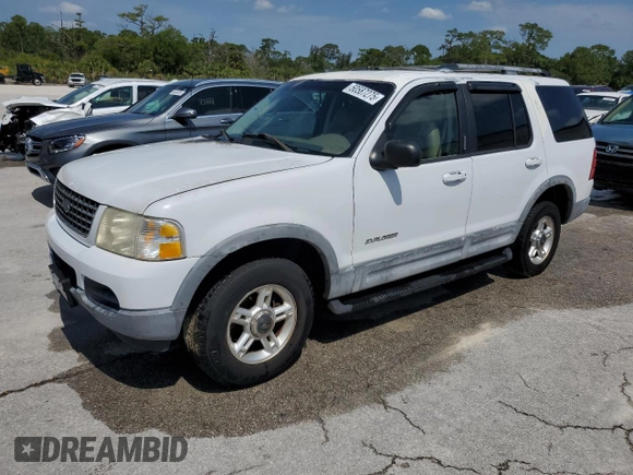 2002 Ford Explorer XLT with VIN 1FMZU63E02UA34534, listed as a Copart auction lot 50587275 with Not Provided miles and Salvage Title. Bid and sale history available at DreamBid. Image 1.