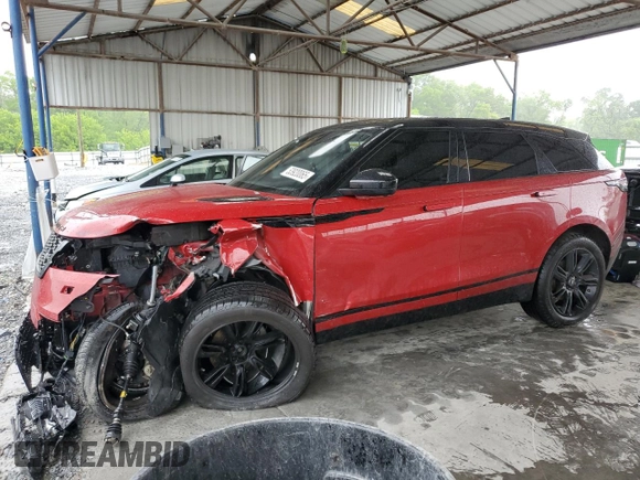 2020 Land Rover Range Rover Velar R-Dynamic S with VIN SALYK2EX5LA288250, listed as a Copart auction lot 53920065 with 91,432 mi miles and Salvage title. Bid and sale history available at DreamBid. Image 1.