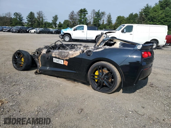 2016 Chevrolet Corvette with VIN N0V1N67648274, listed as a Copart auction lot 67648274 with Not provided miles and Non repairable. Bid and sale history available at DreamBid. Image 2.