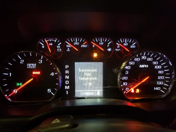 2015 Chevrolet Silverado 3500HD Work Truck with VIN 1GC4KYC80FF113447, listed as a Copart auction lot 76720004 with 174,663 mi miles and Clean Title. Bid and sale history available at carsss.com. Image 9.