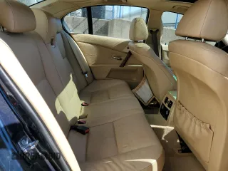 2006 BMW 5 Series 530i with VIN WBANE73556CM39724, listed as a Copart auction lot 46697405 with 191,164 mi miles and Non Repairable. Bid and sale history available at carsss.com. Image 10.