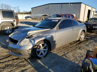 2003 Infiniti G35 Coupe w/Leather with VIN JNKCV54E93M204714, listed as a Copart auction lot 88680875 with 192,934 mi miles and Salvage Title. Bid and sale history available at carsss.com. Image 1.