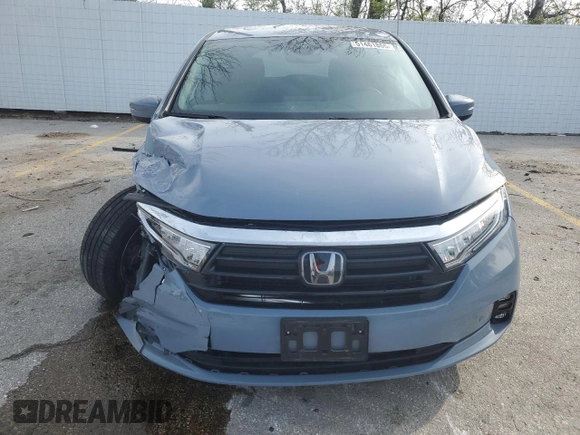 2023 Honda Odyssey Touring with VIN 5FNRL6H83PB053962, listed as a Copart auction lot 51461865 with 24,808 mi miles and Salvage Title. Bid and sale history available at DreamBid. Image 5.