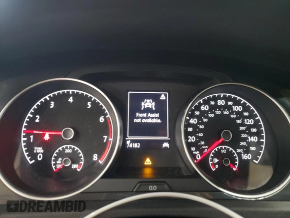 2019 Volkswagen Golf S с VIN 3VWH17AU7KM513737, выставлен на аукционе Copart как лот 55496145 с пробегом 74 182 миль миль и Списание • Salvage title. История ставок и продаж доступна на DreamBid. Изображение 9.