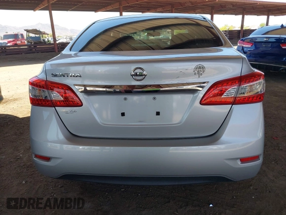 2015 Nissan Sentra S with VIN 3N1AB7AP0FY285531, listed as a IAAI auction lot 42099970 with 162,569 mi miles. Bid and sale history available at carsss.com. Image 16.