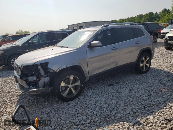 2019 Jeep Cherokee Limited with VIN 1C4PJMDX4KD480128, listed as a Copart auction lot 59059285 with 50,643 mi miles and Clean title. Bid and sale history available at DreamBid. Image 1.