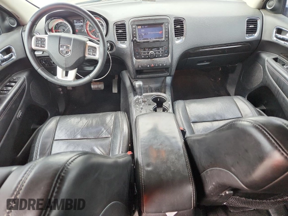 2013 Dodge Durango Citadel with VIN 1C4RDHEG6DC658958, listed as a Copart auction lot 60304945 with 209,250 mi miles and Salvage title. Bid and sale history available at DreamBid. Image 8.