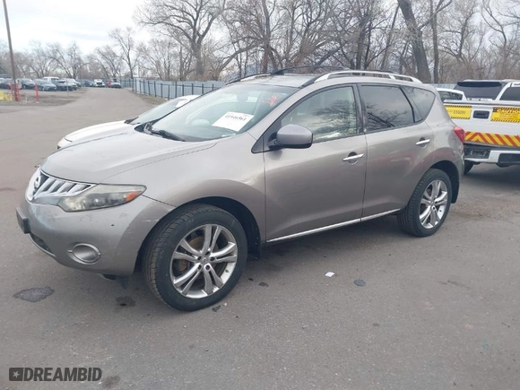 2009 Nissan Murano LE with VIN JN8AZ18W39W125436, listed as a IAAI auction lot 41946561 with 157,832 mi miles. Bid and sale history available at carsss.com. Image 2.