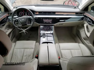 2020 Audi A8 L with VIN WAU8EAF85LN013807, listed as a Copart auction lot 47556075 with 44,921 mi miles and Salvage Title. Bid and sale history available at carsss.com. Image 8.
