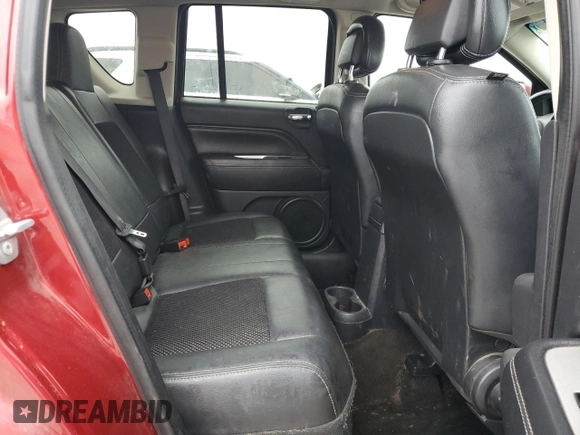 2016 Jeep Compass Latitude with VIN 1C4NJDEB7GD573274, listed as a Copart auction lot 55569755 with 175,162 mi miles and Salvage Title. Bid and sale history available at DreamBid. Image 11.