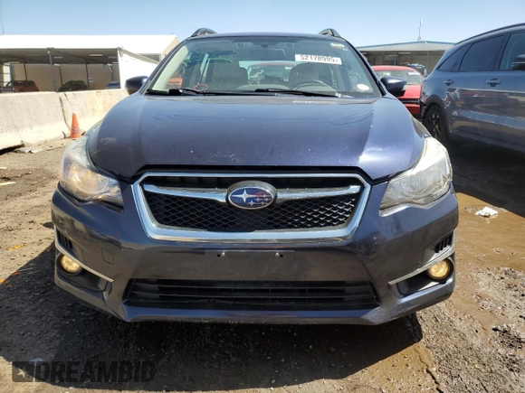 2016 Subaru Impreza Special Sports Premium with VIN JF1GPAS65GH267265, listed as a Copart auction lot 52178995 with 81,315 mi miles and Salvage title. Bid and sale history available at DreamBid. Image 5.